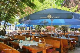 Biergarten Waldgasthof Buchenhain München Duitsland