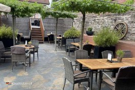 Biergarten terras in Duitsland
