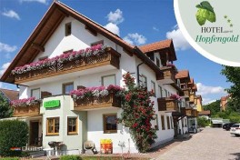 Hotel Hopfengold is een driesterrenhotel in Wolnzach in Beieren Duitsland