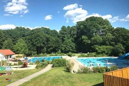 Camping met zwembad in Brandenburg Saksen Duitsland